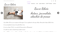 Desktop Screenshot of laurerebois.fr